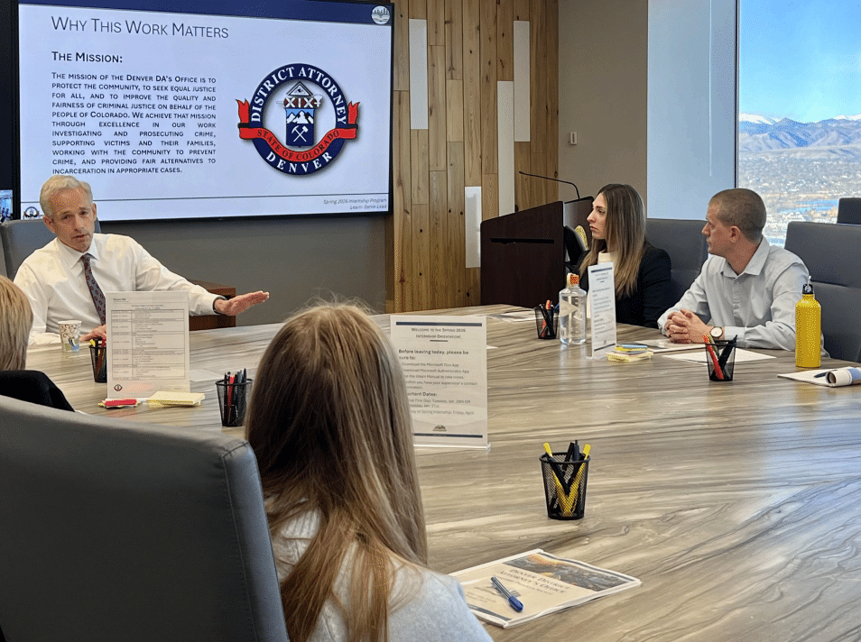 DA Walsh with Interns